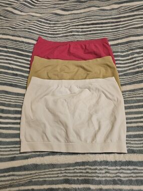Women’s Bandeau/Tube Tops - White, Tan, Pink New -  No Tags